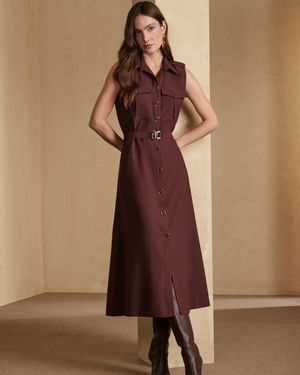 Vestido Lady Cargo Detalhe Fivela 