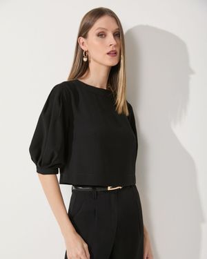 Blusa Decote Canoa