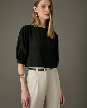 Blusa Decote Canoa