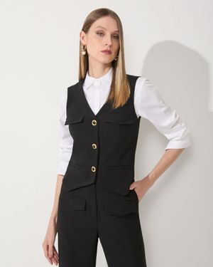 Conjunto Colete e Calça Lapela 