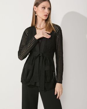 Conjunto Cardigãn Bolso Cargo e Calça Ballon