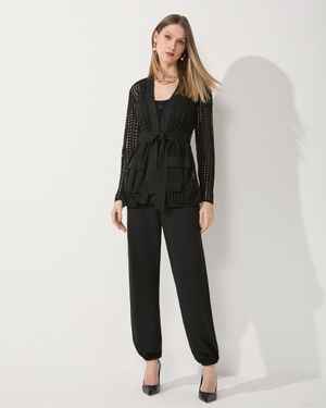 Conjunto Cardigãn Bolso Cargo e Calça Ballon
