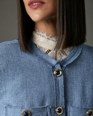 Casaqueto Tweed Denim