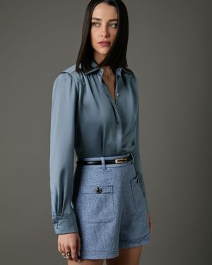 Shorts Tweed Denim