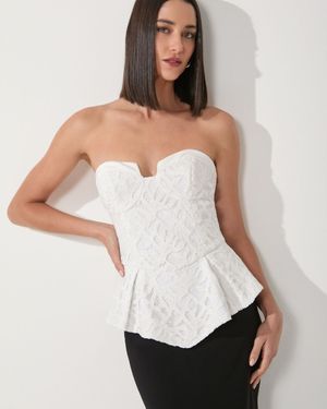 Vestido Midi Top Corset Assimétrico