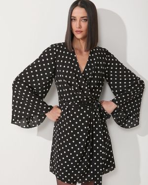 Vestido Mini Póa Cachecour manga 7/8