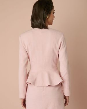 Casaqueto Manga Longa Peplum 