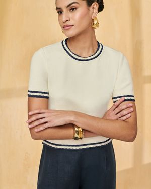 Blusa Tricot Detalhe Tresse