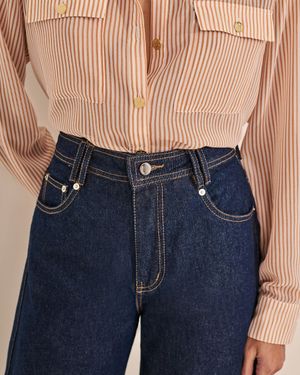 Calça Jeans Barrel