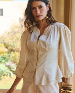 Camisa Manga 3/4 Puff