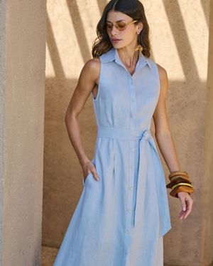 Vestido Chemise Maxi 