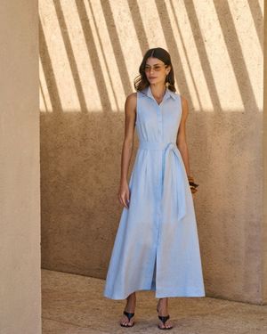 Vestido Chemise Maxi 
