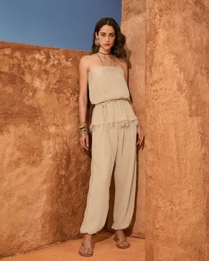 Conjunto Alongado e Calça Ballon
