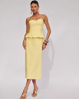 Vestido Tomara que Caia Detalhe Rolotê