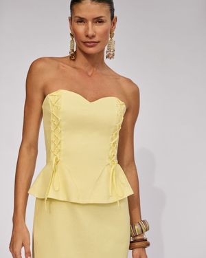 Vestido Tomara que Caia Detalhe Rolotê