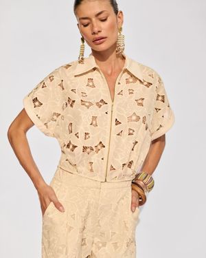 Conjunto Camisa Manga Curta e Calça Cenoura