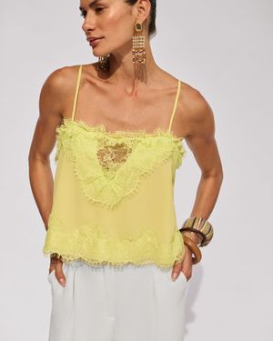 Blusa Fluida com Renda