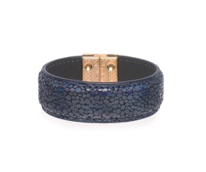 Bracelete Linea | arraia azul noite | 2cm