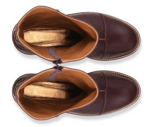 Bota Nise - Café | salto baixo 2cm