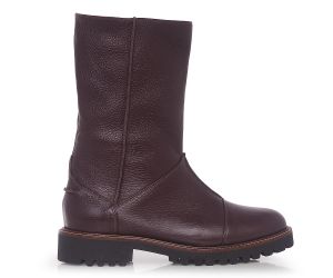 Bota Nise - Café | salto baixo 2cm