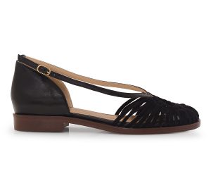 Sandália Patu Baixa | Preto | salto baixo 2cm