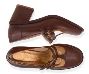 Scarpin Julia - Café | salto medio 5.5cm
