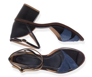 Sandália Dora - Preto | salto médio 5cm