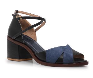 Sandália Dora - Preto | salto médio 5cm