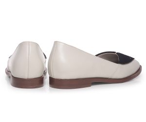 Sapatilha Dora -  Off White | salto baixo 2.0cm
