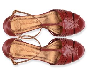 Sandália Ceci - Bordô | salto medio 6.5cm