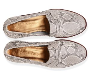 Mocassim Julie | Cobra Cinza