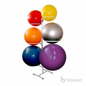 Foto do produto Suporte Com Pedestal Para 6 Bolas De Pilates - Carci