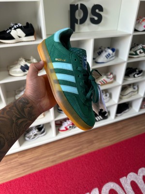 Foto do produto Tênis Adidas Gazelle Collegiate Green Hazy Sky (PRONTA ENTREGA)