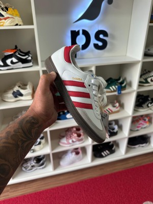 Foto do produto Tênis Adidas Samba OG White Scarlet (PRONTA ENTREGA)