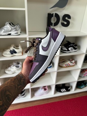 Foto do produto Tênis Air Jordan 1 Low Golf NRG Purple Smoke (PRONTA ENTREGA)