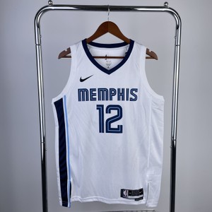 Foto do produto Regata NBA Memphis Grizzlies Nike Association Edition Swingman Jersey Branca Ja Morant 12