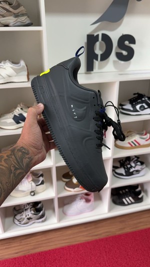 Foto do produto Tênis Nike Air Force 1 Low Experimental Black (PRONTA ENTREGA)