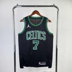 Foto do produto Regata NBA Boston Celtics Swingman Statement Edition 24/25 Preta Jaylen Brown 7