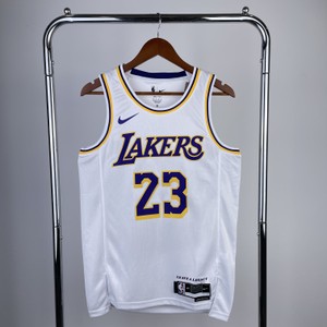 Foto do produto Regata NBA Los Angeles Lakers Nike Association Edition Swingman Jersey 24/25 Branca LeBron James 23