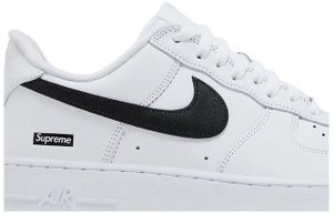 Foto do produto Tênis Nike Supreme x Air Force 1 Low Box Logo - White Black