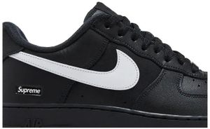 Foto do produto Tênis Nike Supreme x Air Force 1 Low Box Logo - Black White