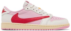 Foto do produto Tênis Travis Scott x  Air Jordan 1 Retro Low OG Sail Tropical Pink