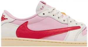 Foto do produto Tênis Travis Scott x  Air Jordan 1 Retro Low OG Sail Tropical Pink