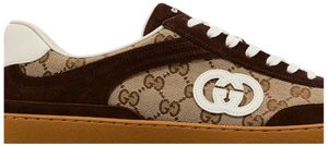 Foto do produto Tênis Gucci G75 Interlocking G - Dark Brown Suede