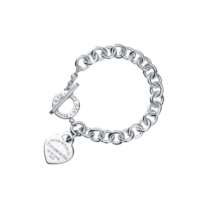 Foto do produto Pulseira Tiffany Sterling Silver Heart Bracelet