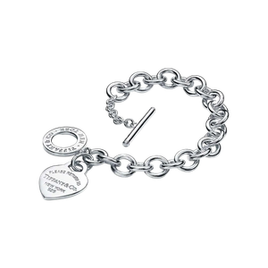 Foto do produto Pulseira Tiffany Sterling Silver Heart Bracelet