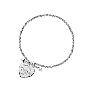 Foto do produto Pulseira Tiffany Lovestruck Sterling Silver Heart and Arrow