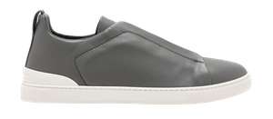 Foto do produto Tênis Zegna Triple Stitch Grey Calf