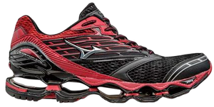 Foto do produto Tênis Mizuno Wave Prophecy 5 Black Red