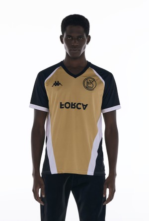 Foto do produto CAMISETA FUTEBOL KAPPA X FORCA M/C - DOURADA E PRETA